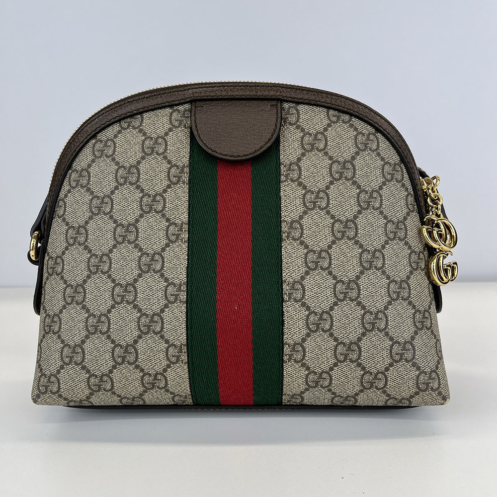 GUCCI Ophidia GG Shoulder Bag Canvas Beige - Picture 3 of 6